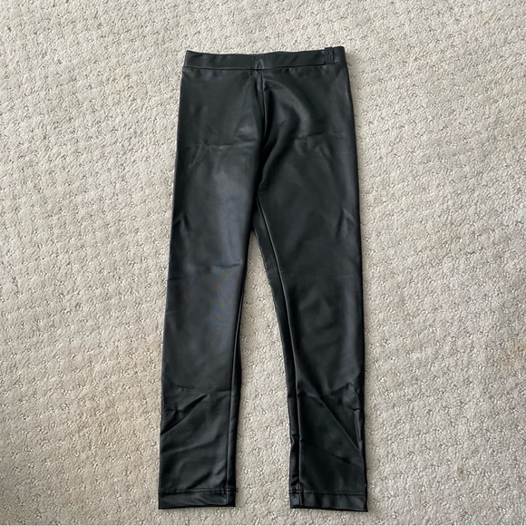 Zara Size 6 Pleather Leggings